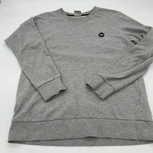 Jack & Jones Core Gray Long Sleeve Sweatshirt Size Medium